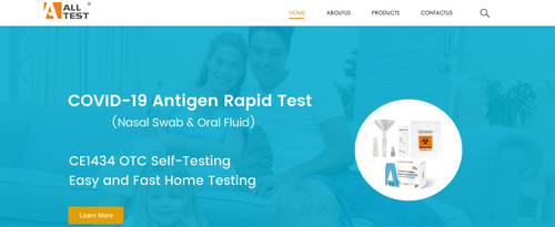 Berita perusahaan terbaru tentang Halaman khusus ALLTEST COVID-19 sekarang online!