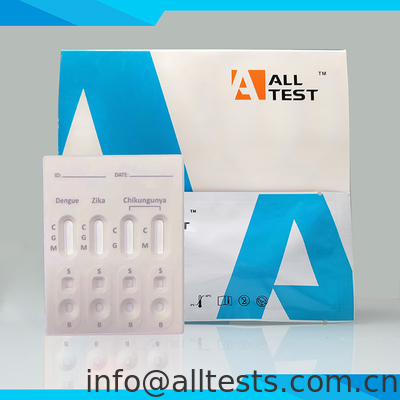 Good price Dengue/Zika/Chikungunya Combo Rapid Test Cassette pengujian penyakit menular deteksi sensitivitas tinggi on line