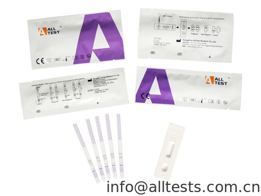 Harga bagus Tes HCG Satu Langkah Kehamilan Wanita Strip / Kaset / Tengah on line
