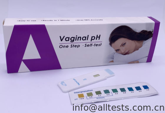 Harga bagus Sensitivitas Tinggi PH Strip Tes Cepat Vagina Swab No Cross Reaktivitas untuk digunakan di rumah on line