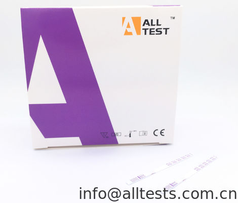 Harga bagus Urine / Serum / Plasma HCG Satu Langkah Tes Kehamilan Strip Dengan Nyaman on line