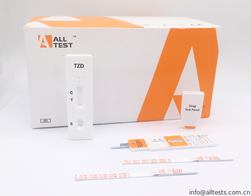 Harga bagus Akurat Trazodone TZD Penyalahgunaan Obat 200 Ng / ML Kaset Cepat / Dipstick / Panel Dalam Urine on line