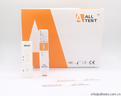 Good price Kit Uji Penyalahgunaan Obat yang digunakan sendiri dan tahan lama MCAT Rapid Test Panel / Urine, Persetujuan CE on line