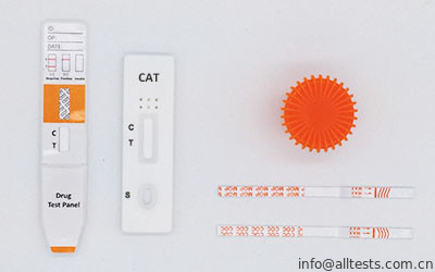Good price 150 ng / ml Tinggi Akurat Dan Bersertifikat CE Rapid Diagnostic Test Kit CAT Rapid Test Dipstick / Kaset / Panel dalam Urine on line