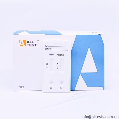 Harga bagus Adenovirus Nyaman & Kaset Rsv Combo Rapid Test, Diagnostic Test Kit Disetujui on line