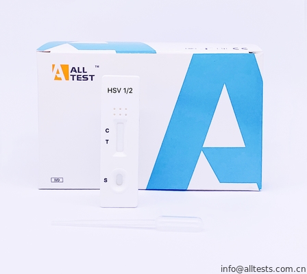 Good price Lateral Flow Immunochromatographic Assays HSV 1/2 IgG Kaset Uji Cepat Untuk Serum Atau Plasma on line