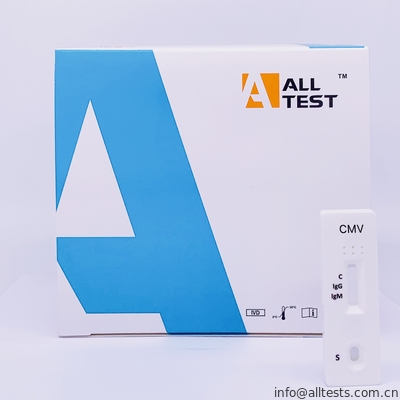 Good price Sensitivitas tinggi, strip tes aliran lateral, Rapid Test Kit CMV IgG / IgM, Kaset Tes Cepat on line