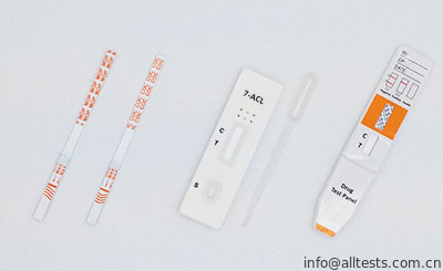 Good price 300ng / mL 7-Aminoclonazepam (7-ACL) Pakai Cepat Kit Penyalahgunaan Obat Kaset / Dipstick / Strip Tes Kit OEM Dengan CE on line