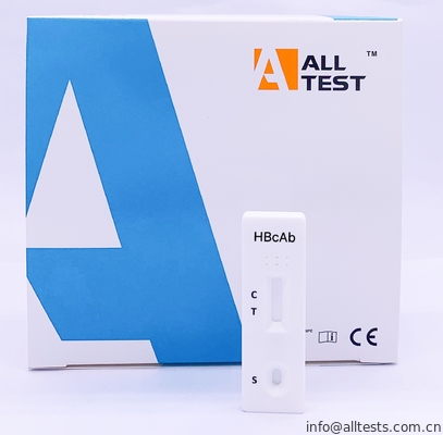 Good price ISO13485 / CE HBcAb Rapid Test Kit untuk mendeteksi Hepatitis B inti antibodi (HBcAb) dalam serum atau plasma on line