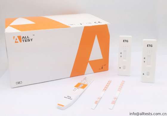 Good price Kaset / Dipstick / Panel Ethyl Glucuronide (ETG) urin 500 ng / mL * 1000 ng / mL Rapid Test Abuse Test Kit Untuk Diagnosis on line