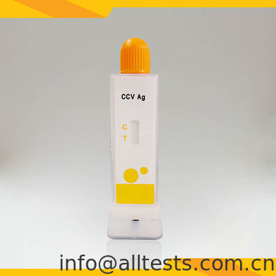 Harga bagus Kit Tes Cepat Antigen CCV 10 Menit untuk Deteksi Coronavirus Anjing dalam Feses/Muntah Menggunakan Imunokromatografi on line