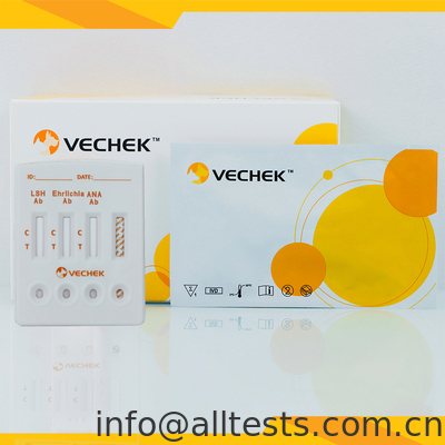 Good price LSH Anjing + Ehrlichia + Antibodi AnaplasmaCombo Rapid Test Cassette on line
