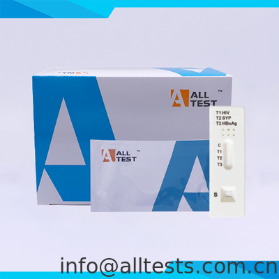 Harga bagus IHSB-402 - HIV/Sifilis/HBsAg Combo Rapid Test (Darah Seluruh/Serum/Plasma) on line