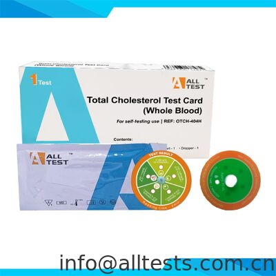 Harga bagus OTCH-404H -- Kartu Tes Kolesterol Total Akurasi Tinggi (Darah Seluruh) on line