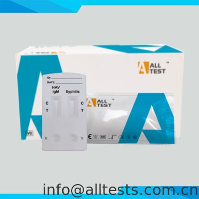 Harga bagus IHAS-425 -- HAV IgM&Syphilis Combo Rapid Test (Whole Blood/Serum/Plasma) on line
