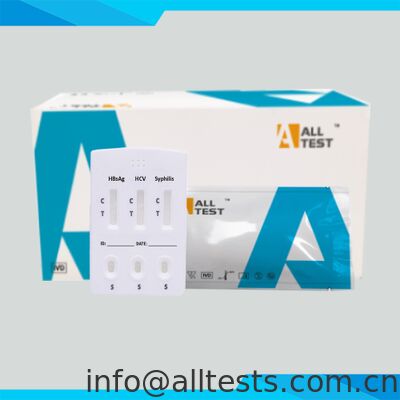 Harga bagus HBsAg/HCV/Syphilis Combo Rapid Test Cassette (Whole Blood/Serum/Plasma) on line