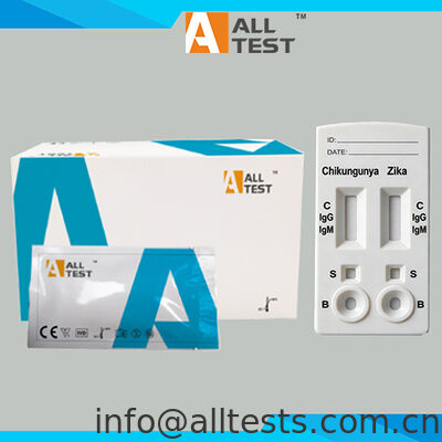 Harga bagus Tes Cepat Kombinasi Chikungunya/Zika Bersertifikat CE dengan Waktu Pembacaan 10 Menit untuk Spesimen Darah Utuh/Serum/Plasma on line