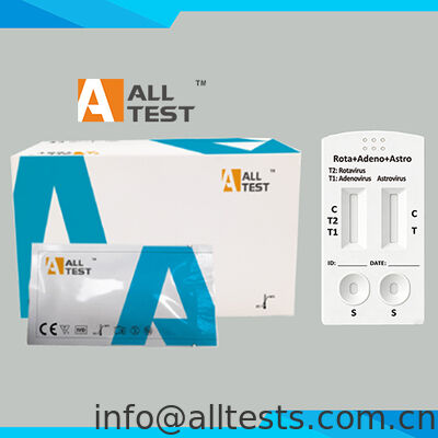 Harga bagus Rotavirus Adenovirus Astrovirus Combo Rapid Test dengan Waktu Membaca 15 Menit Sertifikat CE dan Akurasi Tinggi on line