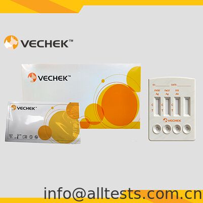 Harga bagus Kaset Tes Cepat Kombinasi Antigen FHW + Antigen FeLV + Antibodi FIV on line