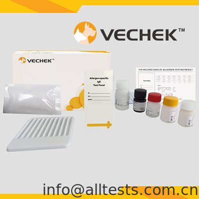 Harga bagus Kit Tes Rapid Antibodi IgE Spesifik Alergen Anjing 36 Menit Waktu Membaca Untuk Deteksi Kualitatif Dalam Paket 10T on line
