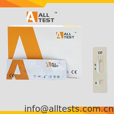 Harga bagus Kit Tes Cepat Obat Terlarang CIT dengan Waktu Baca 5-10 Menit dan Batas Potong 500 ng/mL untuk Spesimen Darah Utuh/Serum/Plasma on line
