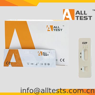 Harga bagus OZP Rapid Test Cassette untuk Seluruh Darah/Serum/Plasma dengan Waktu Membaca 5-10 Menit dan 1000 ng/mL Cut Off on line