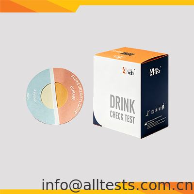 Harga bagus Drink Check Test Sticker untuk Keamanan Minuman Instan dengan Waktu Membaca 1 Deteksi 18 Analisis on line
