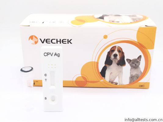 Good price Canine Parvovirus (Cpv) Antigen Rapid Test Kit, Kaset Tes Cepat Warna Putih Dengan Jendela Pengujian on line