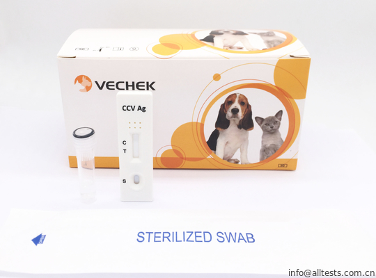 Good price Canine Coronavirus (Ccv) Antigen Rapid Test Kit Berdasarkan Format Sandwich Mudah Dan Nyaman on line