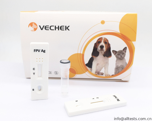 Good price Superior Rapid Bacterial Test Kit Uji Feline Panleucopenia Virus Ag Dengan Penggunaan Fleksibel on line