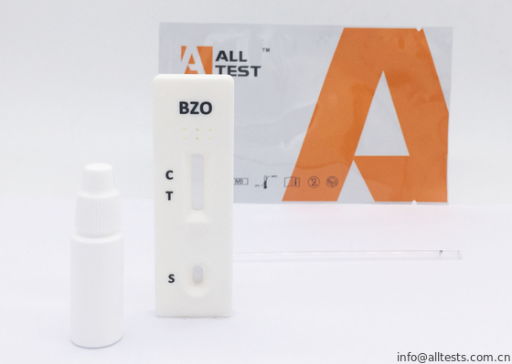 Good price Oxazepam BZO Obat Penyalahgunaan Uji Kit Satu Langkah Kaset OEM ISO13485 / CE Dalam Seluruh Darah / Serum / Plasma on line