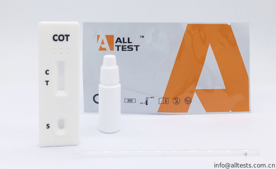 Good price Kaset cepat, Kaset uji, Penyalahgunaan obat Kit tes untuk nikotin, Metabolit FDA 510 K dalam darah utuh / serum / Plasma on line