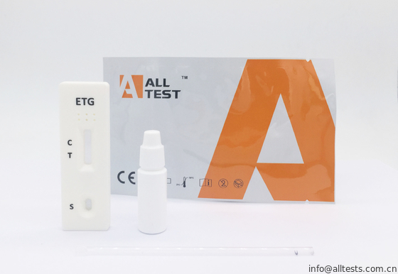 Good price Tes 500ng Cepat untuk mendeteksi Alkohol Etil Glucuronide dalam Darah Utuh manusia / Serum / Plasma Dengan CE on line