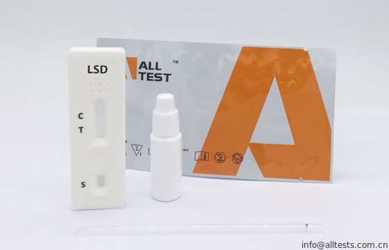 Good price Asam Lysergic Diethylamide Rapid Drug Abuse Test Kit Kromatografi Immunoassay Di Seluruh Darah / Serum / Plasma on line