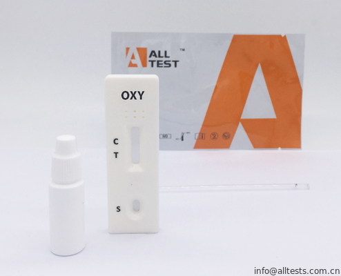 Good price Penyalahgunaan Obat Oksikodon Akurat Seluruh darah / Serum / Plasma PCP Penyalahgunaan Obat Uji Kit Tes Satu Langkah OXY Diagnosis on line