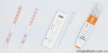 Good price Dipin Diagnostik Cepat Dipstick, Kaset, Kit PaneTest, Deteksi Kualitatif Metabolit Nikotin Dengan CE bersertifikat on line