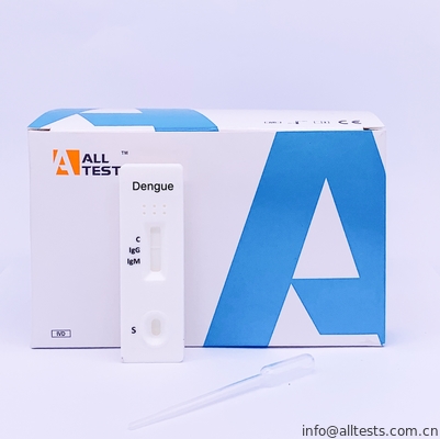 Good price Dengue IgG / IgM Ab Rapid Test Cassette One Step Diagnosis Pemeriksaan darah Pemeriksaan penyakit menular tropis on line