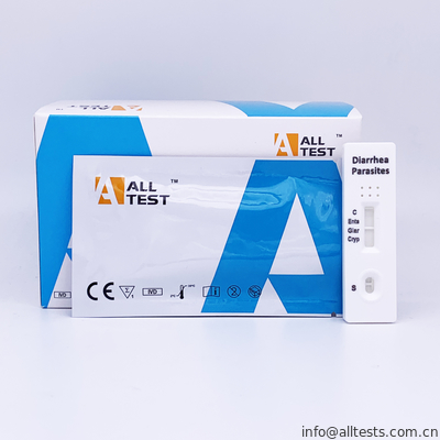 Good price Entamoeba / Giardia / Crypto Rapid Test Cassette (Feces) Dalam 1 Windows Dengan CE on line