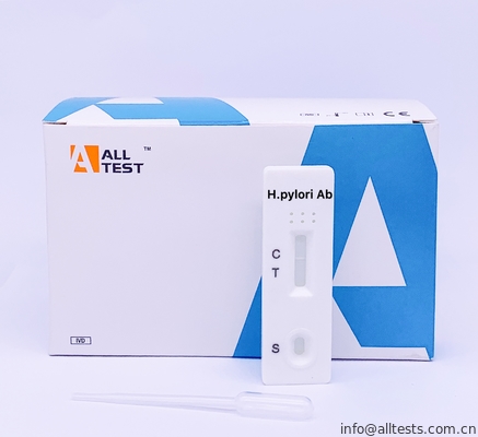 Good price H. pylori Antibody Kaset Tes Cepat (Darah Utuh / Serum / Plasma) Dengan CE on line