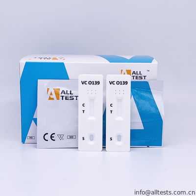 Good price Vibrio cholerae O139 (VC O139) Kaset Tes Cepat (Kotoran) on line