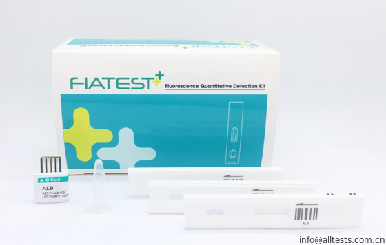 Good price Kualitas tinggi Uji Mikroalbumin Digunakan Oleh Fluoresensi Fiatest Immunoassay Analyzer Dalam Manusia seluruh darah / serum / plasma on line