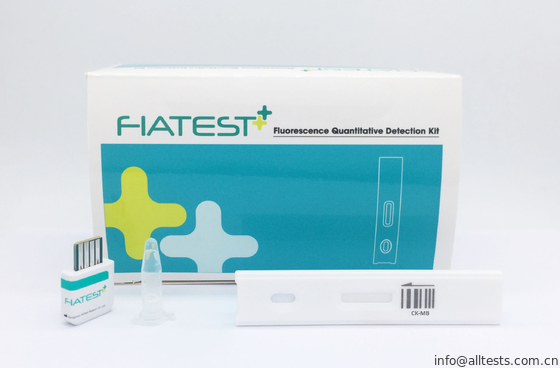 Good price Fiatest Creatine Kinase MB (CK-MB) Penggunaan Uji Dengan Fluoresensi Immunoassay Analyzer Dalam Darah Manusia / serum / plasma on line