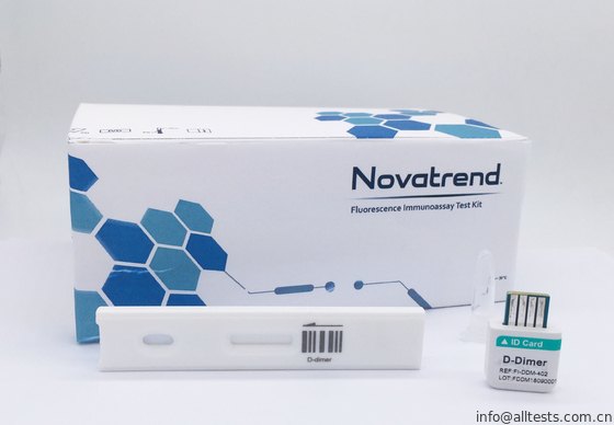 Good price Uji Diagnostik D-Dimer Digunakan Oleh Novatrend fluoresensi Immunoassay Analyzer Dalam Darah Manusia / serum / plasma on line