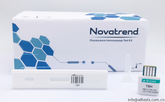 Good price Hormon perangsang hyroid yang nyaman （TSH） Uji Penggunaan Oleh Novatrend fluoresensi Immunoassay Analyzer Dalam serum / plasma on line
