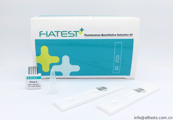 Good price Sensitivitas Tinggi Streptococcus pyogenes Test Kit Digunakan Oleh Fiatest GO fluoresensi Immunoassay Analyzer Di Swab Manusia on line