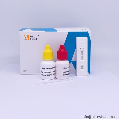 Good price Control Line dalam Blue Strep A Antigen Kit Cepat Pada Spesimen Swab Tenggorokan dengan CE on line