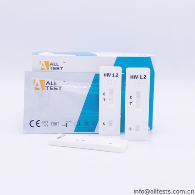 Good price Rumah Sakit One Step HIV 1.2 kaset uji cepat 99% Akurat on line