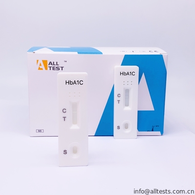 Good price CE bersertifikat Glycated hemoglobin (HbA 1c) tes cepat dalam darah lengkap on line