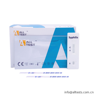 Good price Sensitive One Step Syphilis Rapid Test Kit, Home Diagnosis Testing Kits pengujian penyakit menular on line