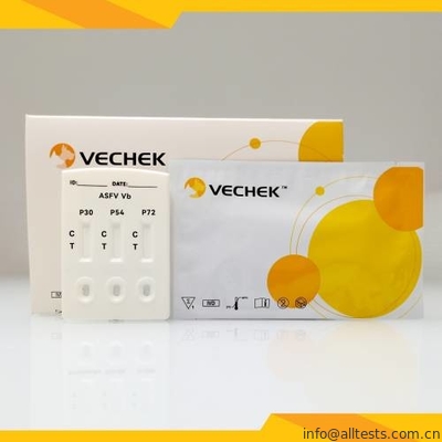 Good price ASFV P30 / P54 / P72 Antibodi Combo Rapid Test Kaset Serum Plasma on line